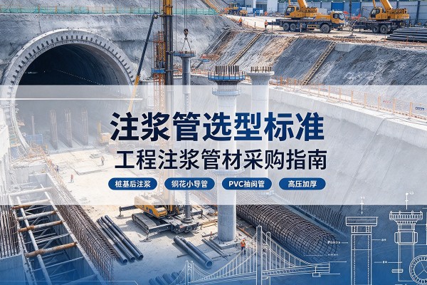 宁德注浆管选型标准