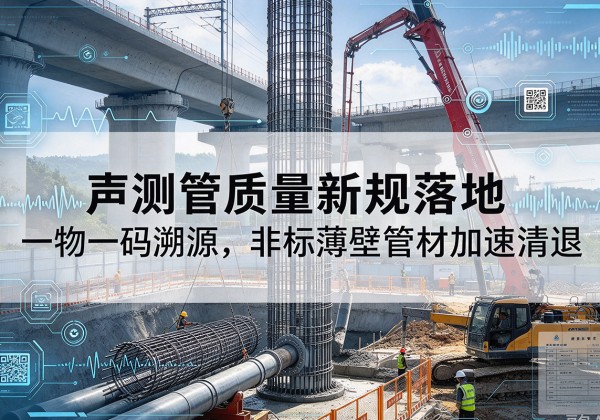 宁德声测管质量新规落地，一物一码溯源，非标薄壁管材加速清退